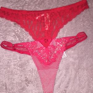 2 Victoria Secret Thongs